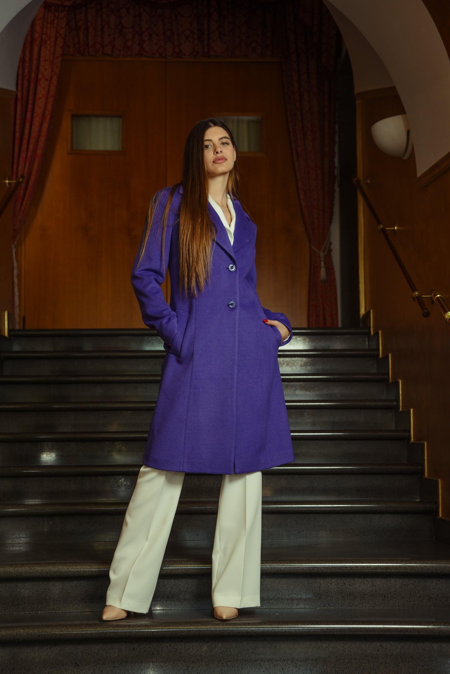 Zaffiro - Cappotto midi