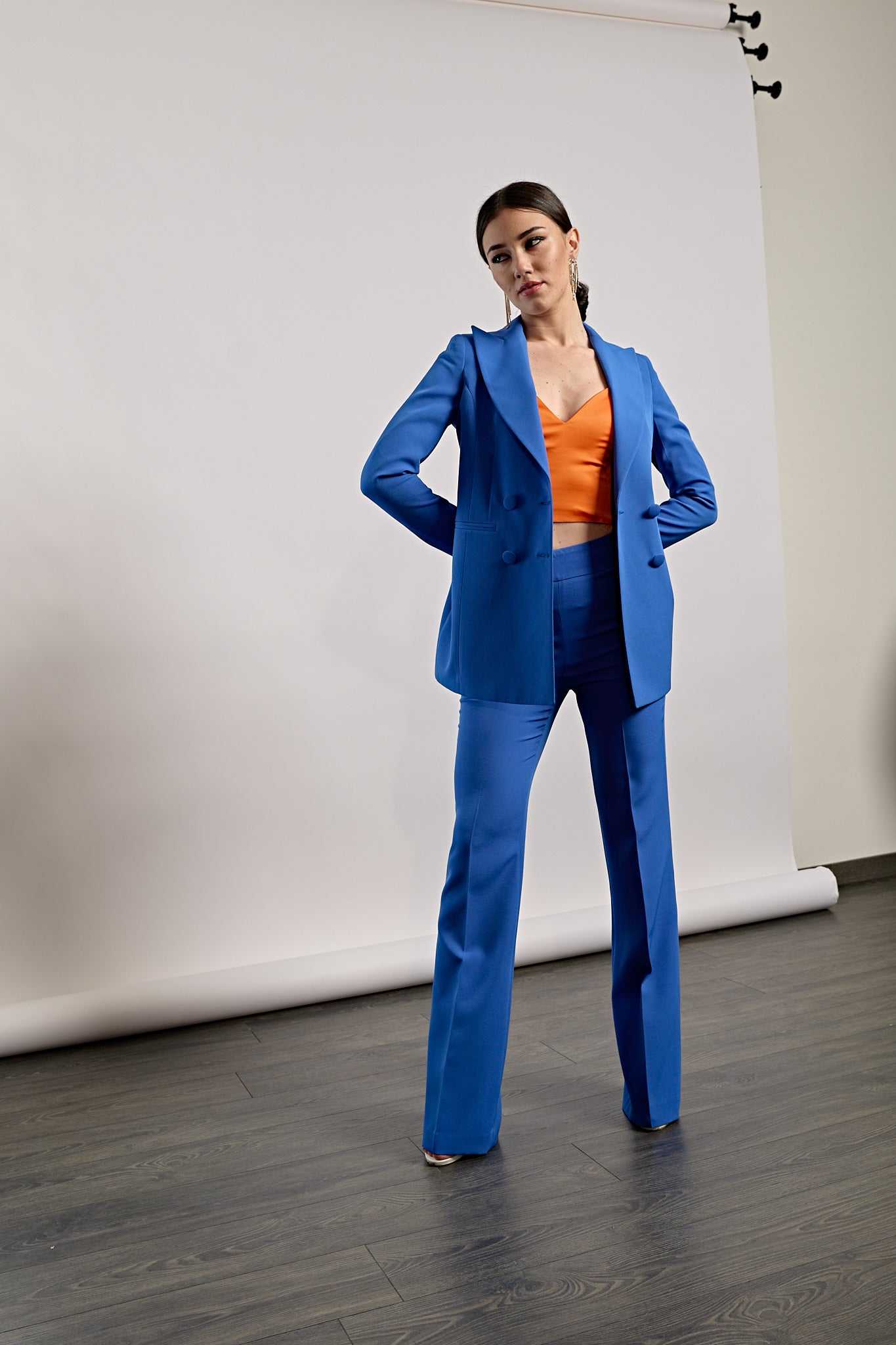 Tailleur Doppiopetto | Giacca Sagomata e Pantalone Palazzo